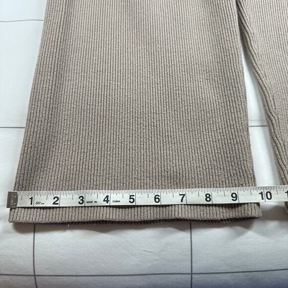 Figs Lounge Pants Womens XL Ribbed Knit Wide Leg Athleisure Drawstring Stretch - Picture 11 of 11